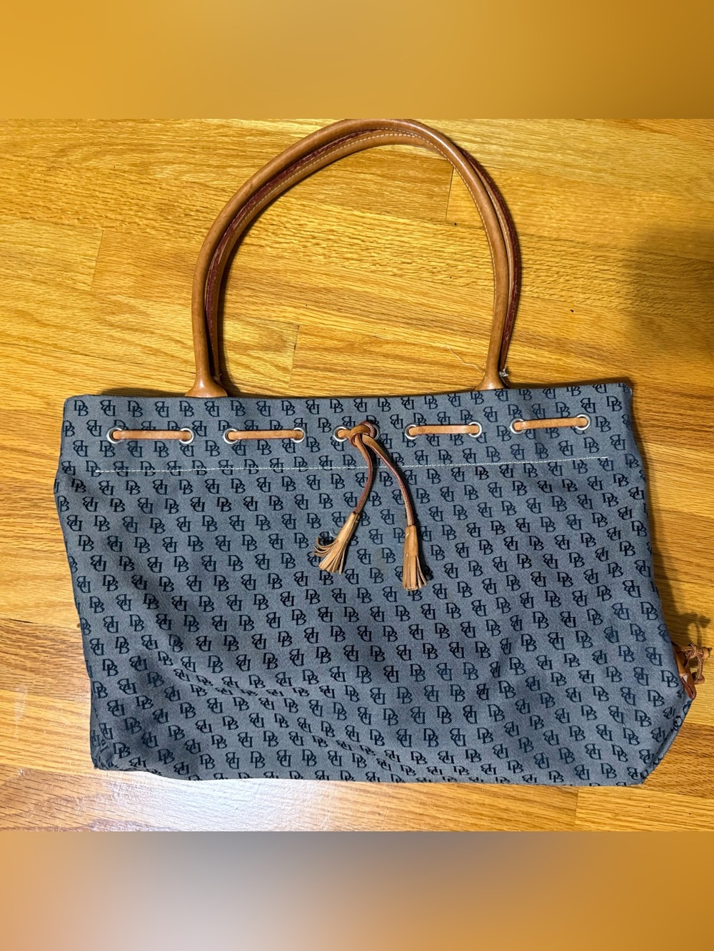 Dooney & Bourke Monogram Tote Bag small spot in pic